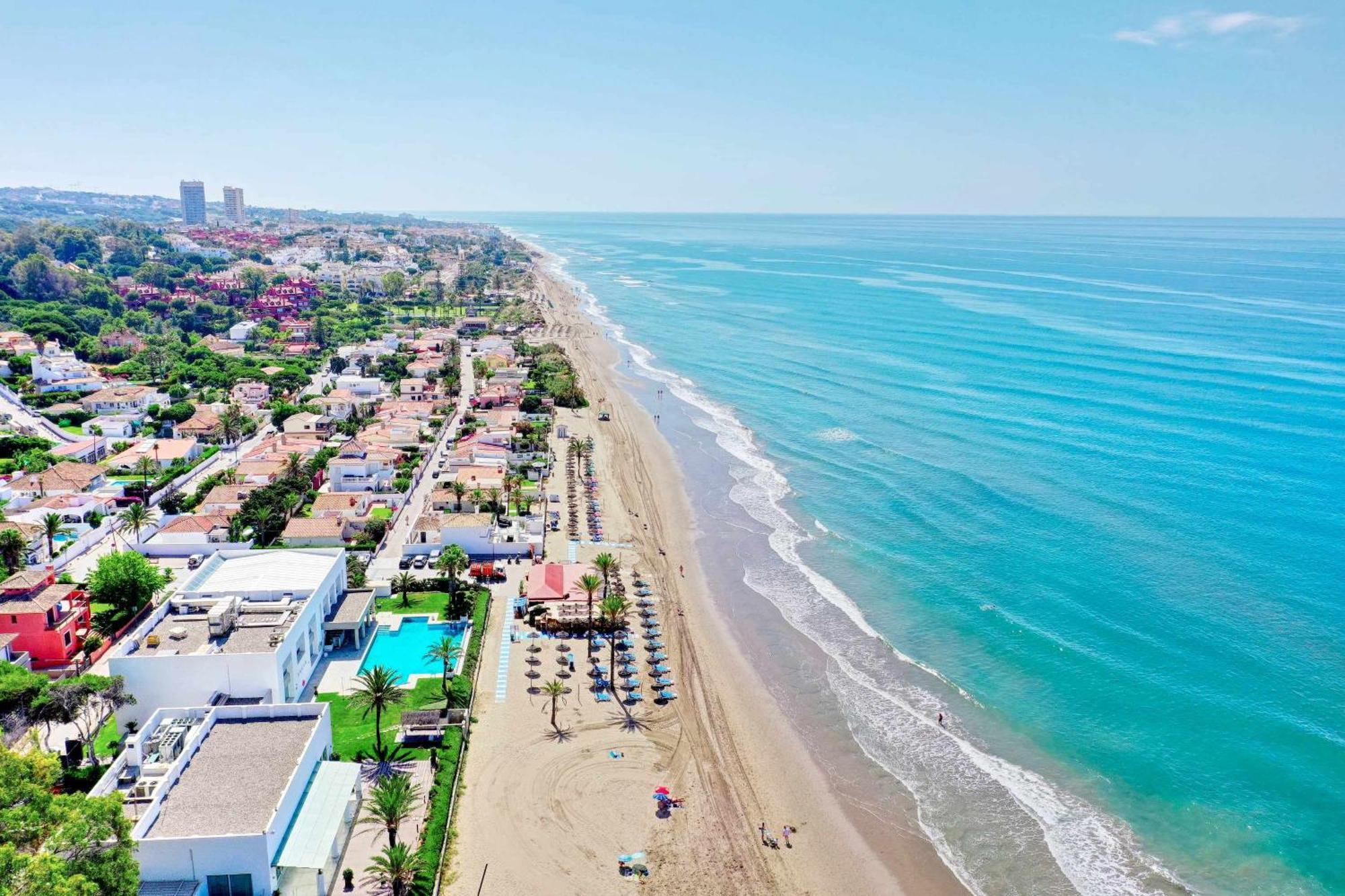 1104 First Line Beach Apartment Golden Beach Pool Marbella Exterior photo